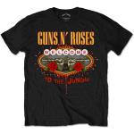 Guns N Roses: Guns N` Roses Unisex T-Shirt/Welcome to the Jungle (Medium)
