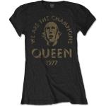 Queen: Ladies T-Shirt/We Are The Champions (Medium)