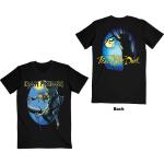 Iron Maiden: Unisex T-Shirt/Fear of the Dark Oval Eddie Moon (Back Print) (Small)