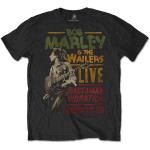 Bob Marley: Unisex T-Shirt/Rastaman Vibration Tour 1976 (Large)