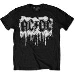 AC/DC: Unisex T-Shirt/Dripping With Excitement (Large)