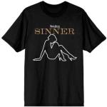 Judas Priest: Unisex T-Shirt/Sin After Sin Sinner Slogan Lady (Large)