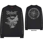 Slipknot: Unisex Long Sleeve T-Shirt/Subliminal Verses (Black) (Back & Sleeve Print) (X-Large)
