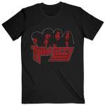 Thin Lizzy: Unisex T-Shirt/Band Photo Logo (Medium)