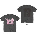 Yungblud: Unisex T-Shirt/DEADHAPPY Pink (Back Print) (Medium)