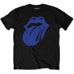 The Rolling Stones: Unisex T-Shirt/Blue & Lonesome 1972 Logo (Large)