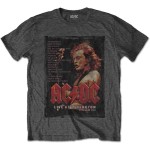 AC/DC: Unisex T-Shirt/Donington Set (Charcoal Grey) (Medium)