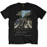 The Beatles: Unisex T-Shirt/Abbey Road 8 Track (Large)