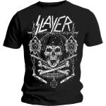 Slayer: Unisex T-Shirt/Skull & Bones Revised (Large)