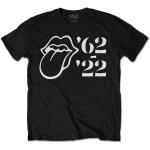 The Rolling Stones: Unisex T-Shirt/Sixty Outline `62 - `22 (Medium)
