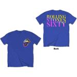 The Rolling Stones: Unisex T-Shirt/Sixty Gradient Text (Back Print) (Medium)