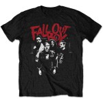 Fall Out Boy: Unisex T-Shirt/Punk Scratch (Black) (Medium)