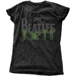 The Beatles: Ladies T-Shirt/Saville Row Line-Up (Wash Collection) (Medium)