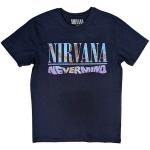 Nirvana: Unisex T-Shirt/Nevermind (Back Print) (Large)
