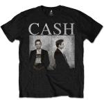 Johnny Cash: Unisex T-Shirt/Mug Shot (Medium)