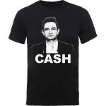 Johnny Cash: Unisex T-Shirt/Straight Stare (Medium)