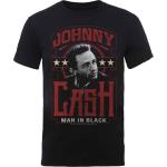 Johnny Cash: Unisex T-Shirt/Man In Black (Medium)