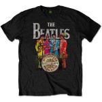 The Beatles: Unisex T-Shirt/Sgt Pepper (Large)