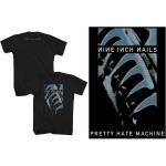 Nine Inch Nails: Unisex T-Shirt/Pretty Hate Machine (Back Print) (Medium)