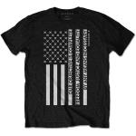 Malcolm X: Unisex T-Shirt/Freedom Flag (Medium)