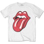 The Rolling Stones: Unisex T-Shirt/Classic Tongue (Soft Hand Inks) (Large)