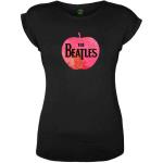 The Beatles: Ladies T-Shirt/Apple Logo (Embellished) (Medium)