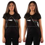 Pink Floyd: Ladies T-Shirt/Dark Side of the Moon (Embellished) (Small)
