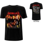Metallica: Unisex T-Shirt/Garage Photo Yellow (Back Print) (Large)