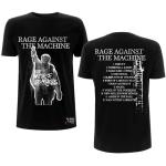 Rage Against The Machine: Unisex T-Shirt/BOLA Album Cover (Back Print) (X-Large)