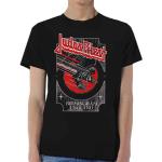Judas Priest: Unisex T-Shirt/Silver and Red Vengeance (Medium)