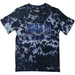 Nirvana: Unisex T-Shirt/Nevermind Wavy Logo (Wash Collection) (Large)