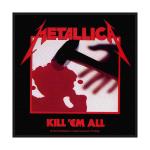Metallica: Standard Woven Patch/Kill `em all
