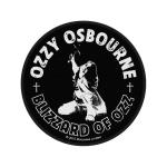 Ozzy Osbourne: Standard Woven Patch/Blizzard Of Ozz