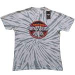 Van Halen: Unisex T-Shirt/Chrome Logo (Wash Collection) (Large)