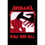 Metallica: Textile Poster/Kill `em all