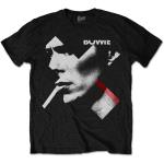David Bowie: Unisex T-Shirt/X Smoke Red (Large)