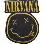 Nirvana: Standard Woven Patch/Logo & Happy Face Cut-out