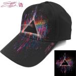 Pink Floyd: Unisex Baseball Cap/Dark Side of the Moon Pink Splatter