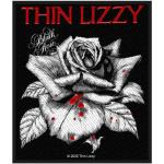 Thin Lizzy: Standard Woven Patch/Black Rose