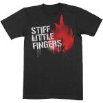 Stiff Little Fingers: Unisex T-Shirt/Graffiti (Large)