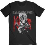 Iron Maiden: Unisex T-Shirt/Killers Eddie Large Graphic Distress (Large)