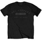 Def Leppard: Unisex T-Shirt/Collegiate Logo (Small)