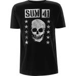 Sum 41: Unisex T-Shirt/Grinning Skull (Large)