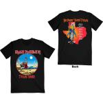 Iron Maiden: Unisex T-Shirt/The Beast Tames Texas (Back Print) (Large)
