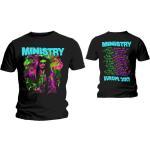 Ministry: Unisex T-Shirt/Trippy Al (Back Print) (Ex-Tour) (Small)
