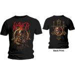Slayer: Unisex T-Shirt/Hard Cover Comic Book (Back Print) (Large)