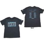U2: Unisex T-Shirt/Repeat Logo (Back Print) (Ex-Tour) (Large)