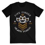 Five Finger Death Punch: Unisex T-Shirt/Chevron (X-Large)