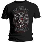 Five Finger Death Punch: Unisex T-Shirt/Biker Badge (Medium)