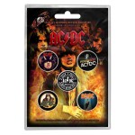 AC/DC: Button Badge Pack/Highway to Hell